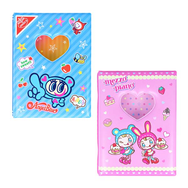 ナルミヤキャラクターズ　シール手帳　エンジェルブルー/メゾピアノ ジュニア柄　[M便 1/2]［予約...