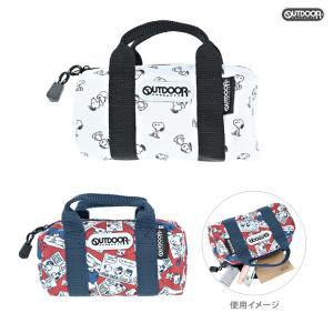 スヌーピー　アウトドアプロダクツ　ペンケース　ロールボストン　[M便 1/1]