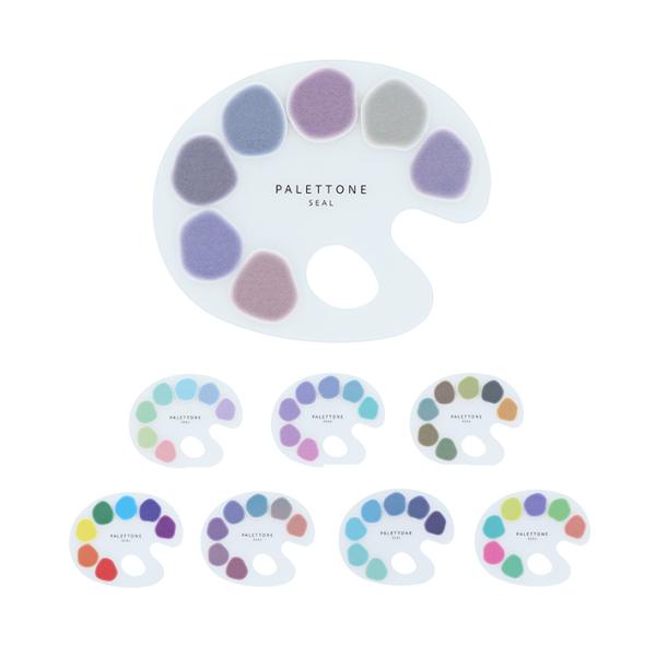 パレットーン　絵の具パレット風シール　[M便 1/4]