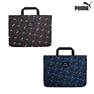 PUMA（プーマ） レッスンバッグ キルト素材 総柄 PM349 ブラック