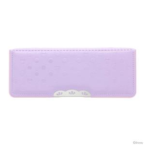 ディズニー　ミニーマウス　筆箱　両面　コンパクト　ヨコピタ　ホログラム　バイオレット　4901770693156　新入学文具　[M便 1/2]
