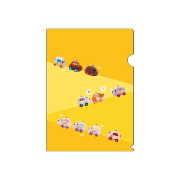 PUIPUIモルカー　クリアファイル　A4　A柄　4901770697864　[M便 1/8]