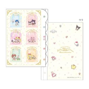 美少女戦士セーラームーン×サンリオキャラクターズ　ダイカットクリアファイル　5P　A4　A柄　4901770730103　[M便