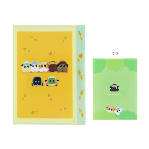 PUIPUIモルカー　ダイカットクリアファイル　5ポケット　A4　B柄　4901770778099　...