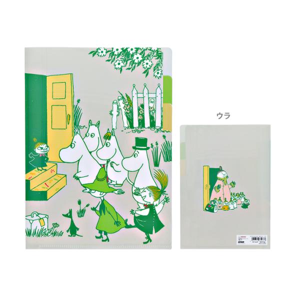 ムーミン　80周年記念　クリアファイル　3ポケット　A5　ドア柄　4901770789637　[M便...