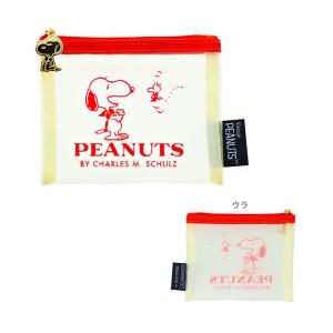 スヌーピー メッシュミニポーチ アイボリー柄 4...の商品画像