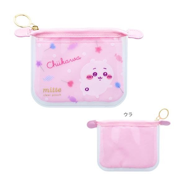 ちいかわ　ミッテ　クリアポーチミニ　フラット　ちいかわ柄　4901770780719　[M便 1/2...