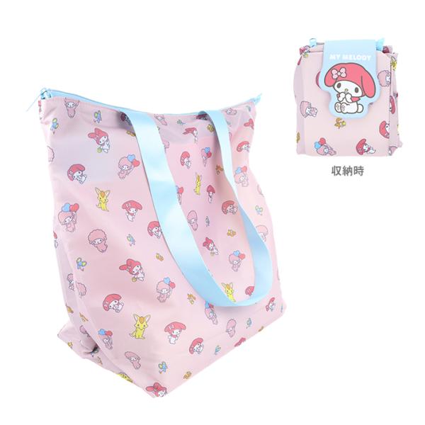 マイメロディ　3ルームマチ付きエコバッグ　4901770793726