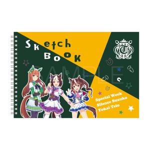 サンスター文具 ウマ娘 図案スケッチブック B5 ウオッカ・ダイワ