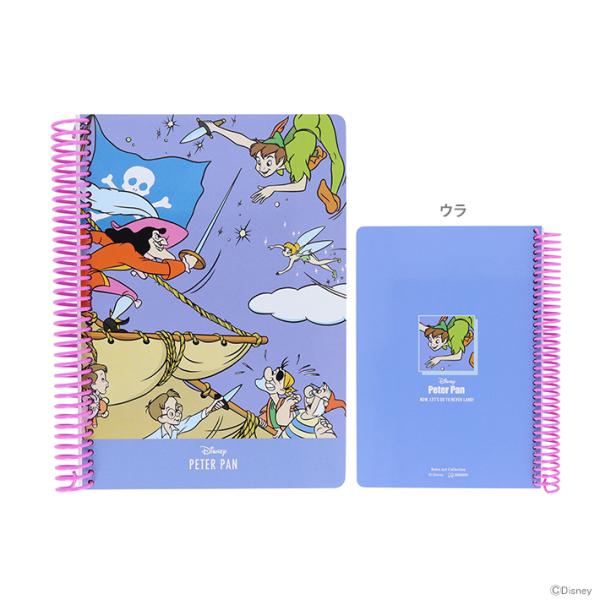 ディズニー　ピーターパン　リングノート　B6　レトロアートコレクション　4901770727899　...