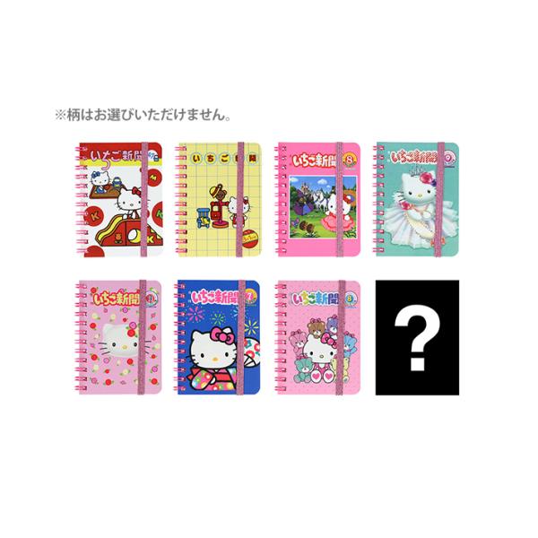 ハローキティ　いちご新聞　Wリングノート　A7　8種類のうちどれが届くかはお楽しみ　49017708...