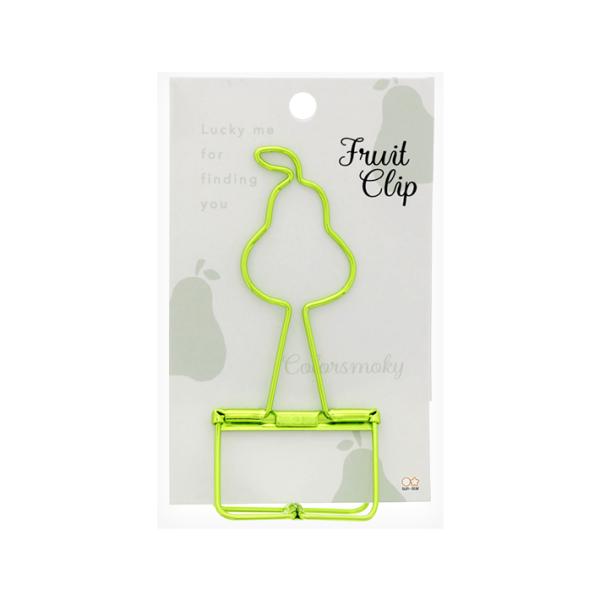 クリップ　カラースモーキー　ヨウナシ柄　4901770653600　[M便 1/1]