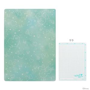 ディズニー　ミニーマウス　下敷き　B5　グリーン　4901770597560　新入学文具　[M便
