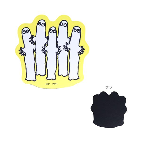 ムーミン　ダイカットマウスパッド　ニョロニョロ　A柄　4901770761305　[M便 1/6]