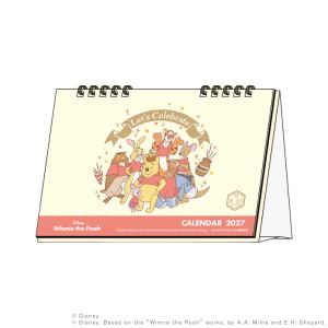 ディズニー　くまのプーさん　2027年　デスクカレンダー　4901770051178　[M便 1/1]［予約販売8月末頃発送予定］