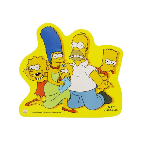 シンプソンズ　ステッカー　ファミリー柄　4901770662428　[M便 1/100]