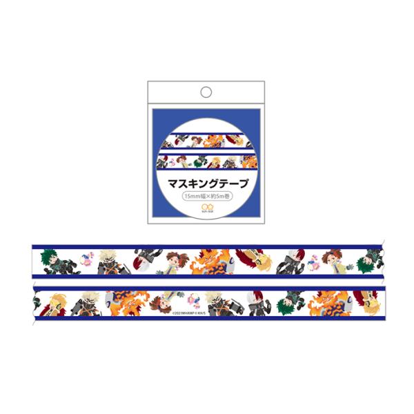 僕のヒーローアカデミア　マスキングテープ　15mm幅　A柄　4901770682952　[M便 1/...