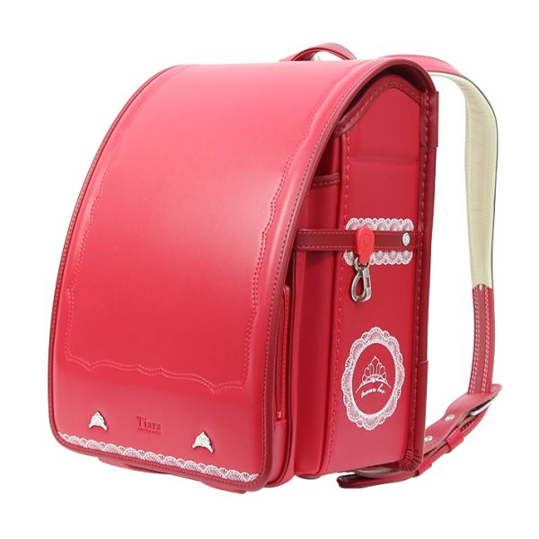 [数量限定大特価]　ティアラの刺繍ランドセル　コンビカラー　A4フラット対応　ベルバイオ5　ウィング...