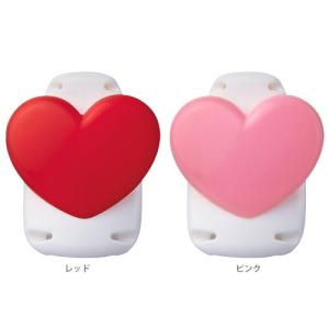 ソニック　キッズクリップ　服に穴が開かない名札留め　ハート　2カラー　SK-1571-snc