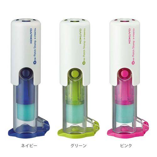 コクヨ　ビニールパッチホルダー＜ワンパッチスタンプ＞　1穴タイプ　3カラー展開　タ-psm-kok ...