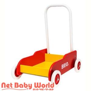 手押し車 赤 ( 1台 )/ ブリオ(Brio) ( おもちゃ 遊具 手押し車カタカタ )｜netbaby