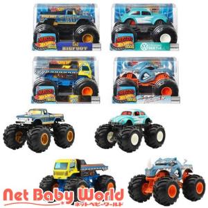 ホットウィール モンスタートラック ビッグサイズAst 1：24ミニカー4台