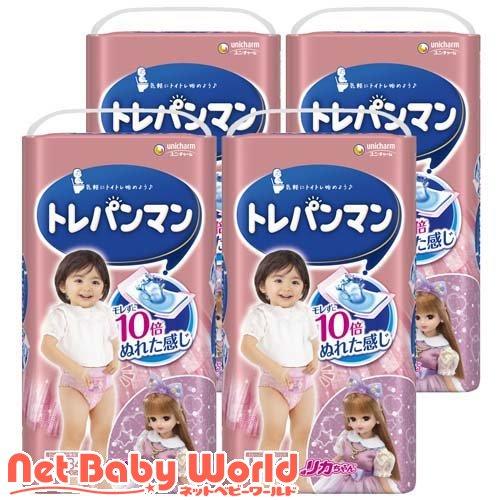 トレパンマン ピンク L 9kg〜14kg ( 34枚入*4個セット )/ トレパンマン