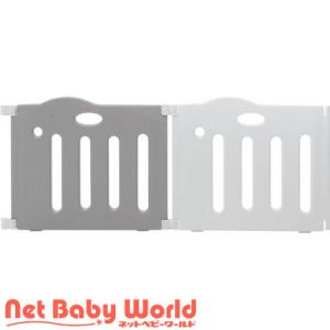 たためるベビーサークル pawoo専用拡張パネル グレー ( 1セット )/ 日本育児 ( ベビーサークル 折りたたみ 簡単組立 拡張 パネル )