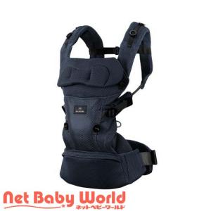 AILEBEBE エールベベ BC110 抱っこひも ブラック 美品 エールベベ 抱っこ紐 吸水速乾 BC110 ベビーキャリア スリー キュー