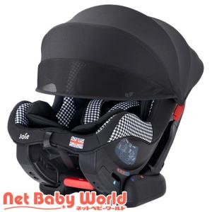 Joie チャイルドシート チルト キャノピー付 ギンガムチェックブラック