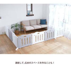 たためるベビーサークル pawoo グレー (...の詳細画像5