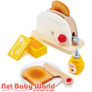 ハペ トースターセット E3148 ( 1セット )/ カワダ ( 木のおもちゃ 遊具 )｜netbaby