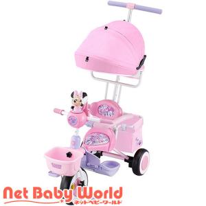 送料無料 アイデス タッチフォンカーゴ ディズニーキャラクターズ Ides ピンク 三輪車 アイデス Ides 三輪車のりもの 自転車用チャイルドシート 三輪車 A Netbabyworld ネットベビー