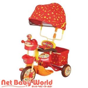 ブザー付おでかけ三輪車 それいけ！アンパンマンデラックスR ( 1台 )/ エムアンドエム ( アンパンマン 三輪車 誕生日 プレゼントカジキリ )