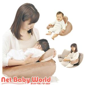 カーメイト エールベベ 3wayクッション プレミアム パステルブラウン ( 1個 )/ エールベベ(AILEBEBE)
