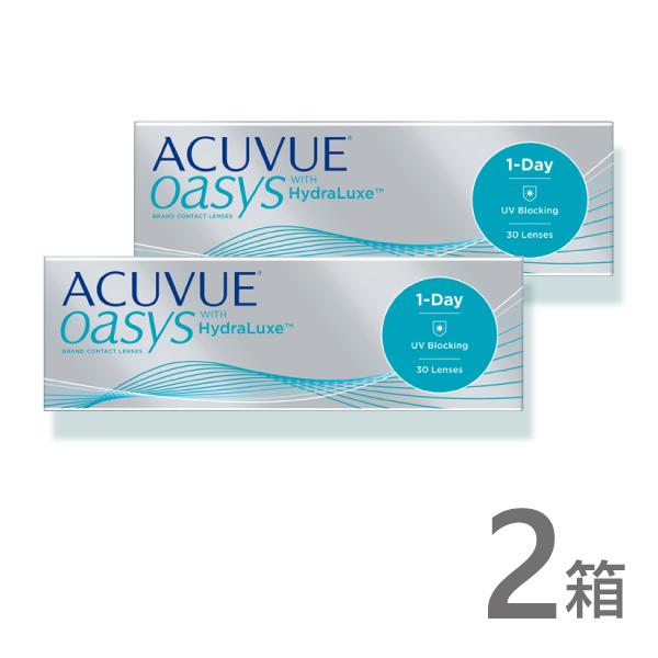 ワンデーアキュビューオアシス 30枚入 2箱 コンタクトレンズ 1day 1日使い捨て ワンデー ジ...
