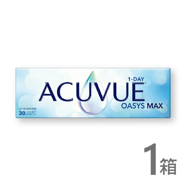 ワンデーアキュビューオアシスMAX 30枚入 1箱 コンタクトレンズ 1day 1日使い捨て ワンデ...