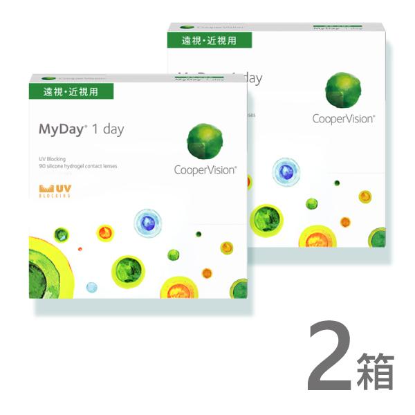 マイデイ 90枚 2箱 コンタクトレンズ ワンデー 1日 1day 使い捨て クーパービジョン