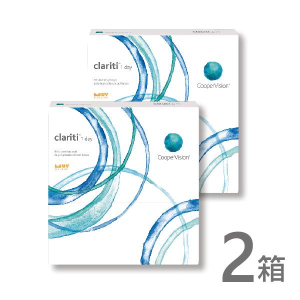 クラリティワンデー 90枚 2箱 コンタクトレンズ ワンデー 1日 1day 使い捨て クーパービジ...