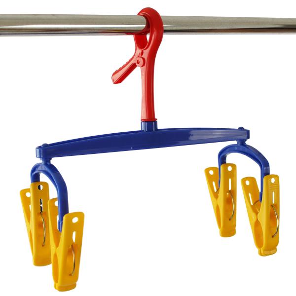 日本製 ジーンズ＆スカートハンガー トロピカル JS-04 グリップ式 折りたたみ ズボン スカート...