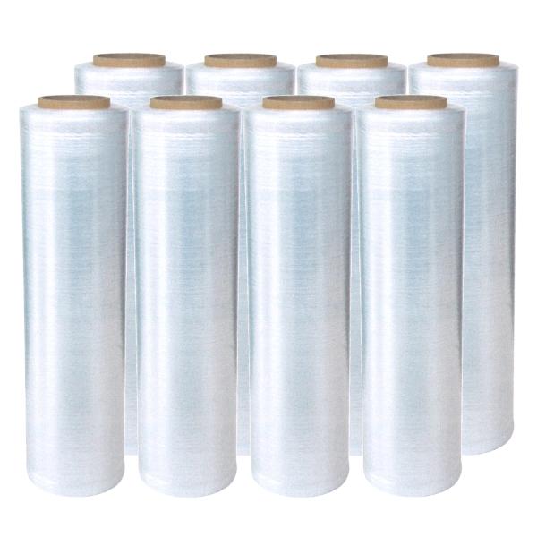 ストレッチフィルム HA-Plus-Slim 厚み8μm x 幅485mm x 長さ450m 8巻入...