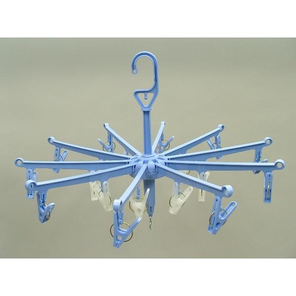 洗濯物干し ピンチ付パラソルハンガー バラエティ ピンチ10個付き 日本製