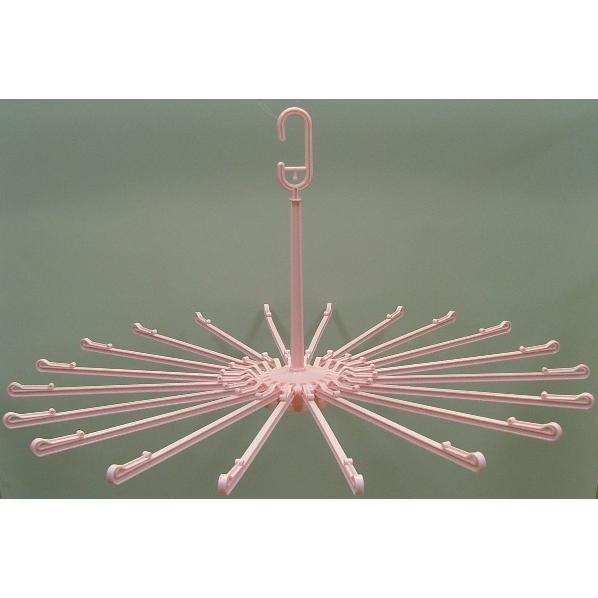 洗濯物干し パラソルハンガー サンドライ ピンク Ｋ-20 アーム20本 日本製　　