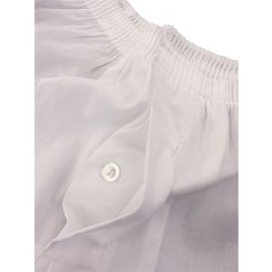 三ツ桃クレープ メンズ前開きランパン 綿100...の詳細画像2