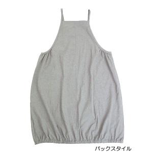 エプロン naturic ワンピースエプロン ...の詳細画像1