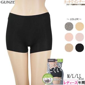 GUNZE グンゼ レギュラーショーツ ひびきにくい綿85% 1分丈 年間 HZ5062 [M、L、LLサイズ] 婦人