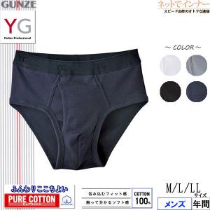 GUNZE グンゼ YG メンズセミビキニブリーフ 前開き  年間 YV0040N [M、L、LLサイズ] 紳士 インナー