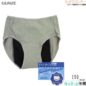 GUNZE pied clair ピエクレール  女児サニタリーショーツ 150cm ナイトタイプ 年間 PCP1075  婦人