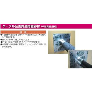 セキスイ熱膨張耐火材　フィブロック　(壁・床用) セキスイ TBCZ001 熱膨張耐火材フィブロック塩ビ管用 床用 厚さ
