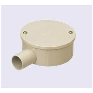 未来工業 PVM16-1KJ 露出用丸形ボックス（カブセ蓋） 1方出